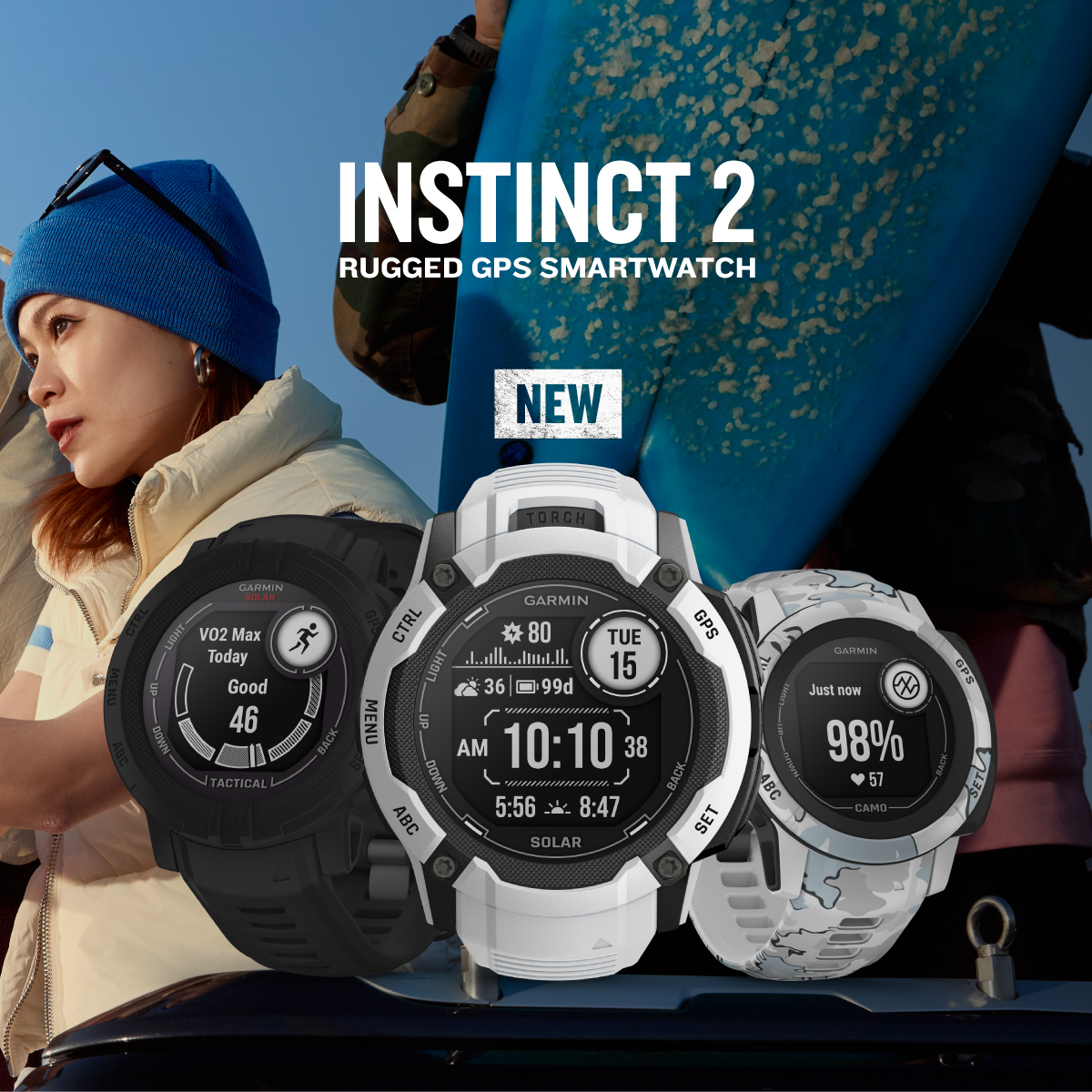 Garmin_India's tweet photo. Prepare for legendary adventures with #Instinct2 as your trusted companion!
Its bold design, striking high-contrast displays, and rugged construction are purpose-built to conquer the most extreme expeditions.
To Know More Visit https://t.co/vX8ypgqxLj
#Garmin #GarminIndia https://t.co/Yt1B2m2ecI