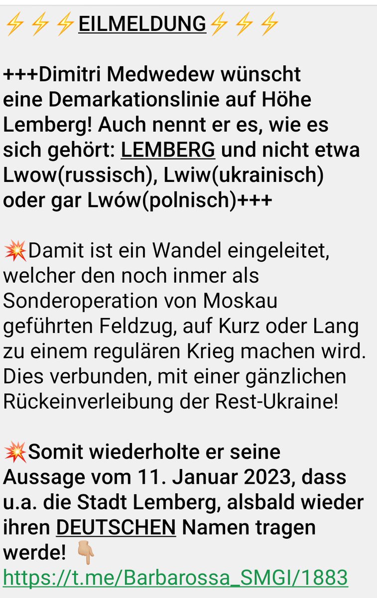 Möglicherweise hat Russland für Deutschland andere Interessen im Sinn?