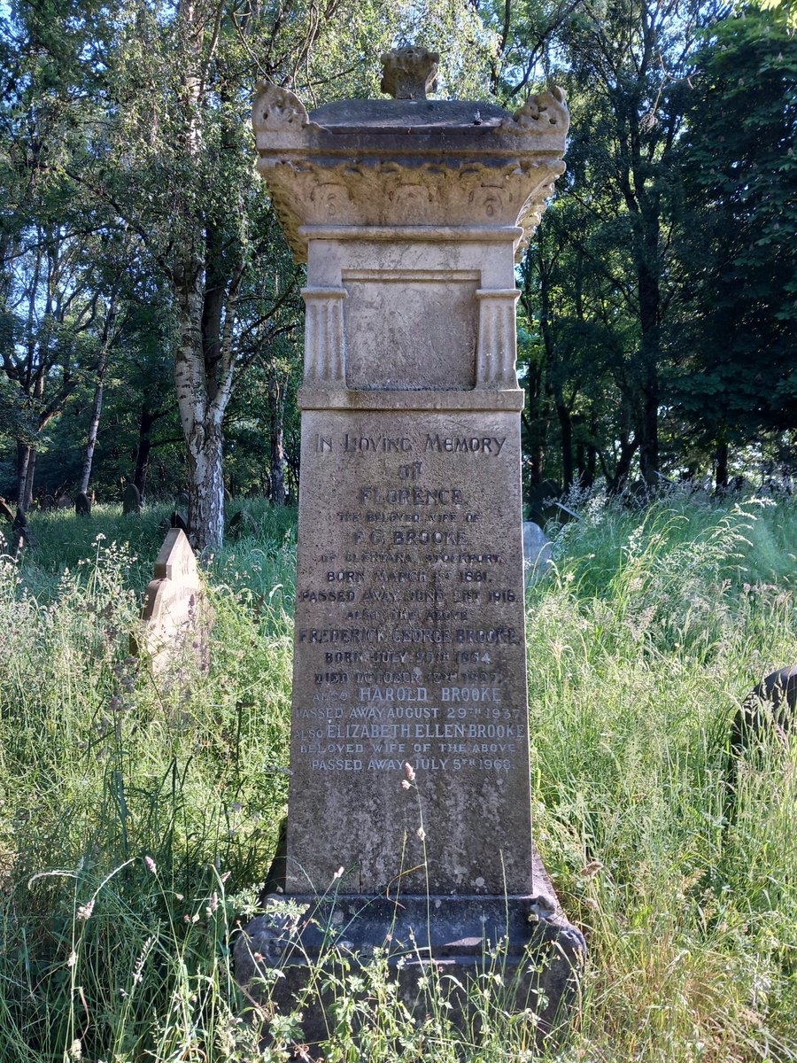 WillowGroveCem's tweet photo. In loving memory of Florence Brooke, beloved wife of Frederick, died June 21st 1918 https://t.co/4aFqlCGPFx