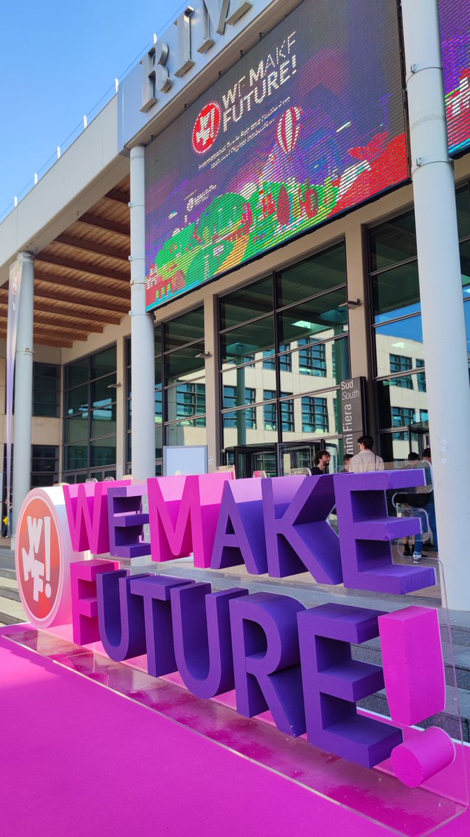 AMalfertheiner's tweet photo. #WMF Fiera Rimini - 3 days of full inspiration and AI trends. Let's start! 

#Rimini #AI #future #change #teamblau https://t.co/r2oArW74rR