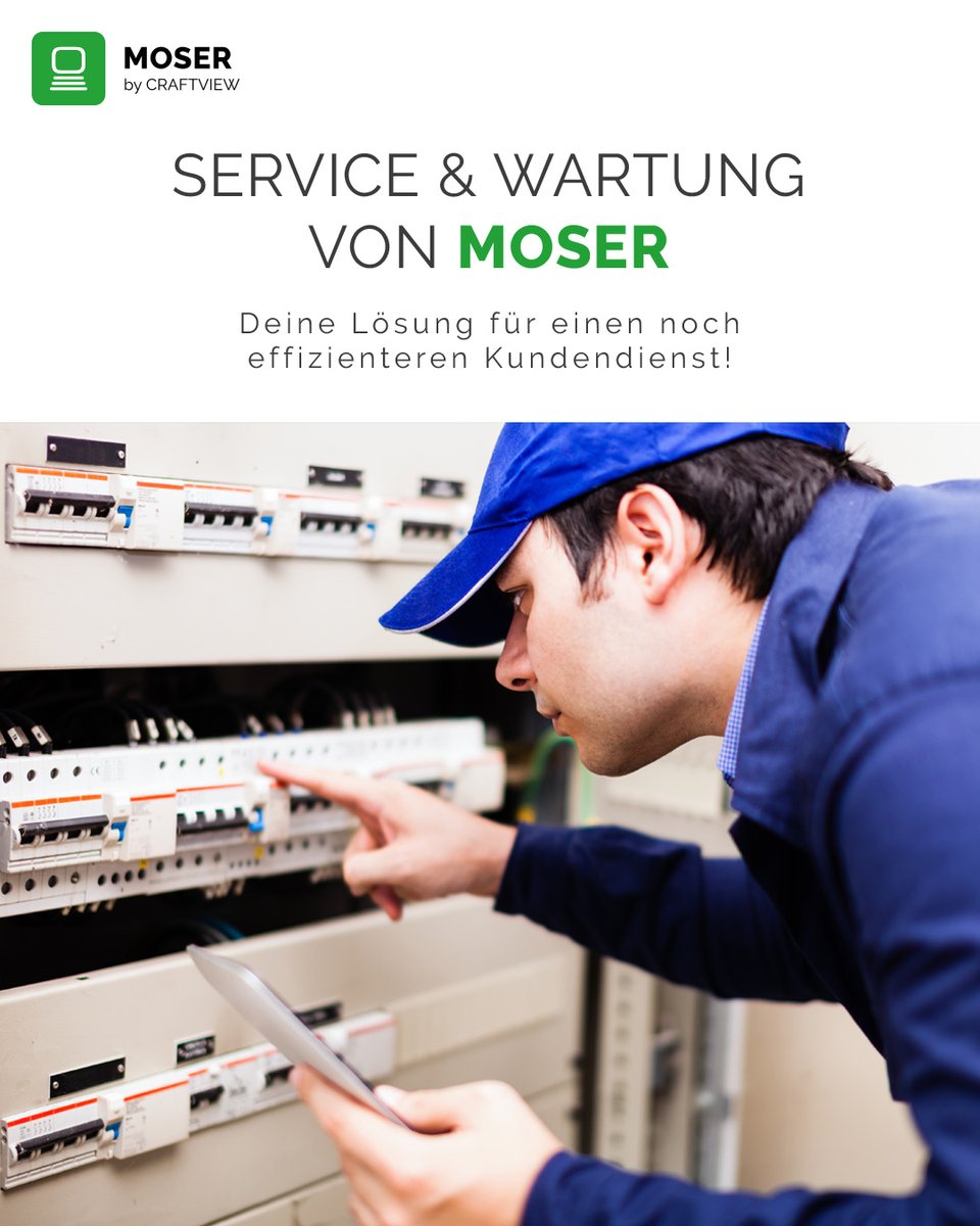 Optimiere deinen Kundenservice!
Mit der MOSER Software und der Erweiterung „Service &amp; Wartung“ sind Wartungsverträge &amp; Kundendienst ein Kinderspiel!

➡ moser.de/service-wartung

Das MOSER-Team

#moser #erpsoftware #digitalisierung #kundendienst #wartungsservice