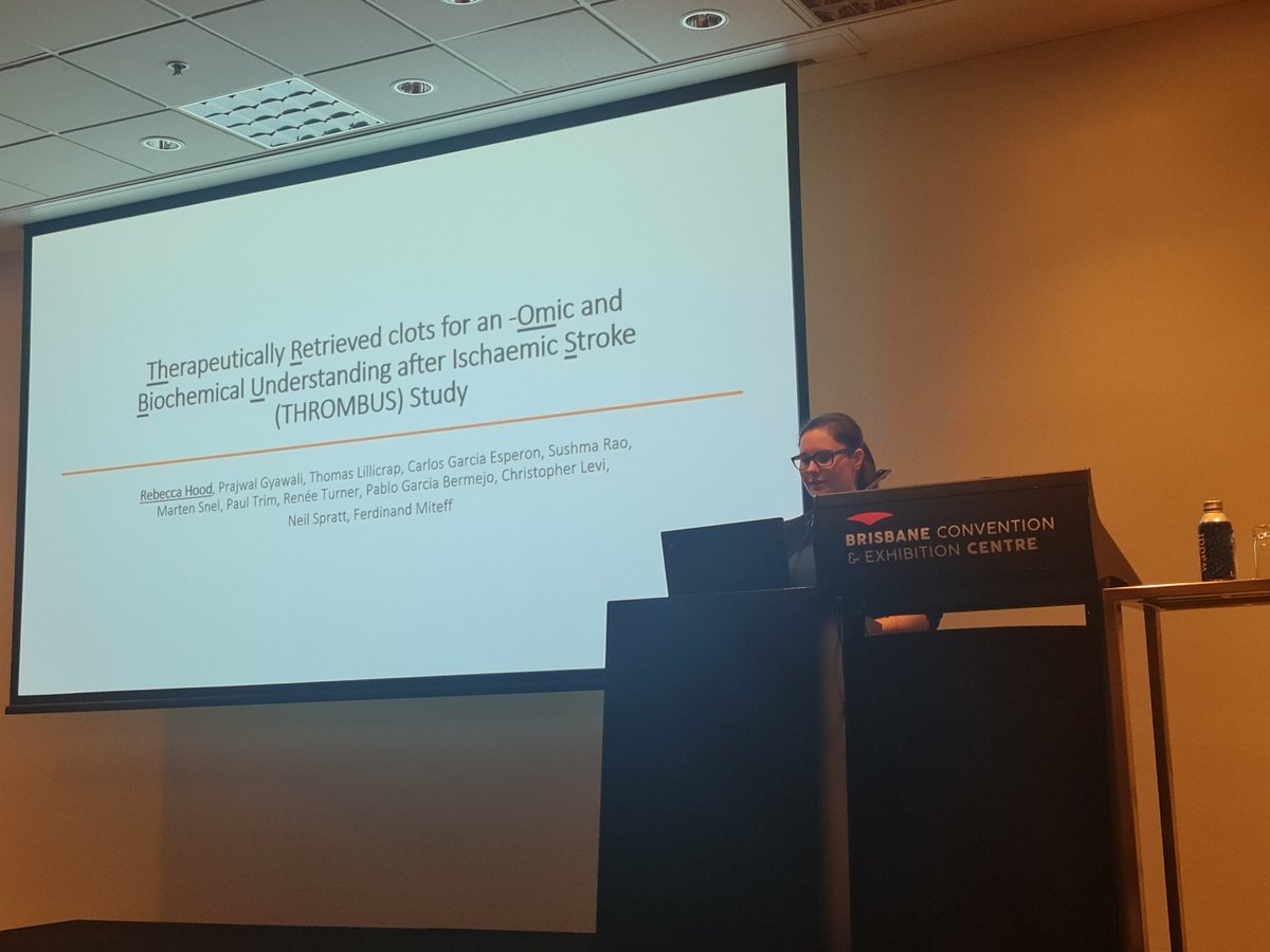 Great presentation from @Biohazard_Hood on the THROMBUS study - which seeks to understand clot profiles in large artery atherosclerosis and cardioembolic stroke 🧠🫀 @BRAIN2023 #brain2023 @ISCBFM2021