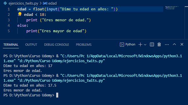 raulhongo3132's tweet image. Ejercicio 6 con @josecodetech. 

#aprendiendopython #cursoPython #josecodetech