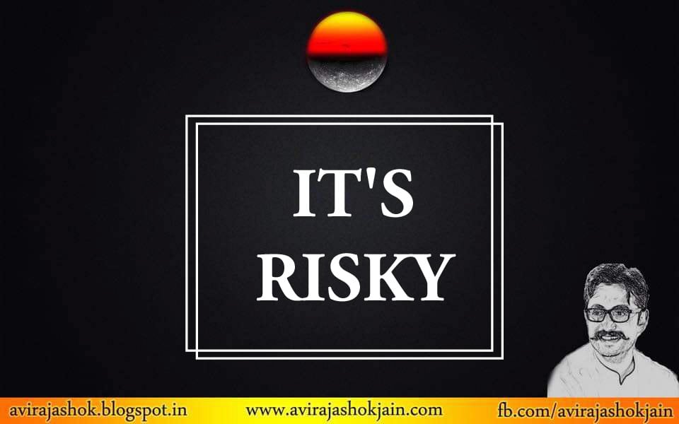 Avirajashokjain's tweet image. It&apos;s Always Risky, just think it was risky when you were born, it was risky when you took your first step. 
That&apos;s Life. 
Life is risky that&apos;s why it&apos;s an adventure, best option is to enjoy it.

Pray meditate and get motivate.
