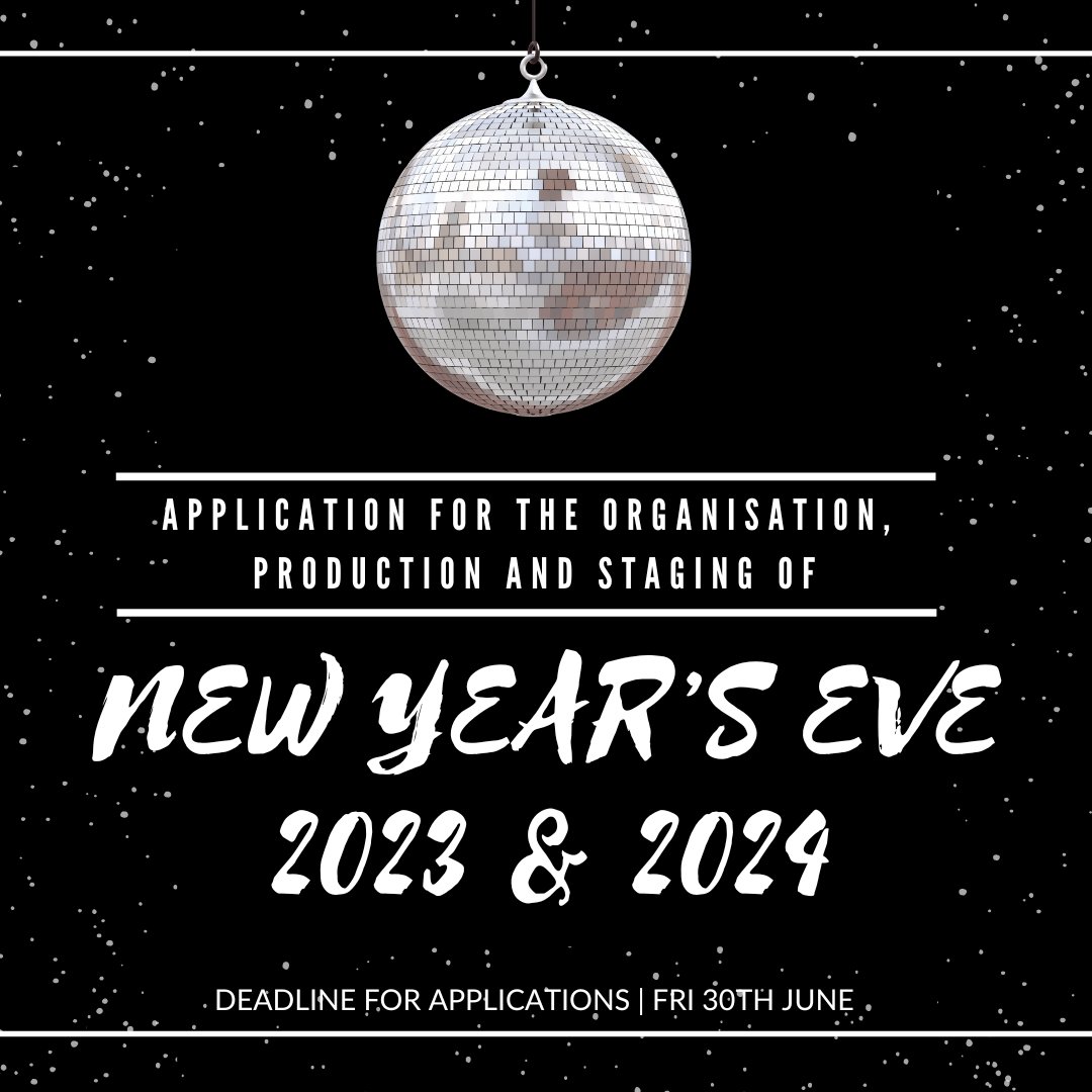 The deadline for applications for the Organisation, Production and Staging of the 2023 and 2024 New Year’s Eve Celebrations is Friday 30th June. culture.gi/news/new-years…