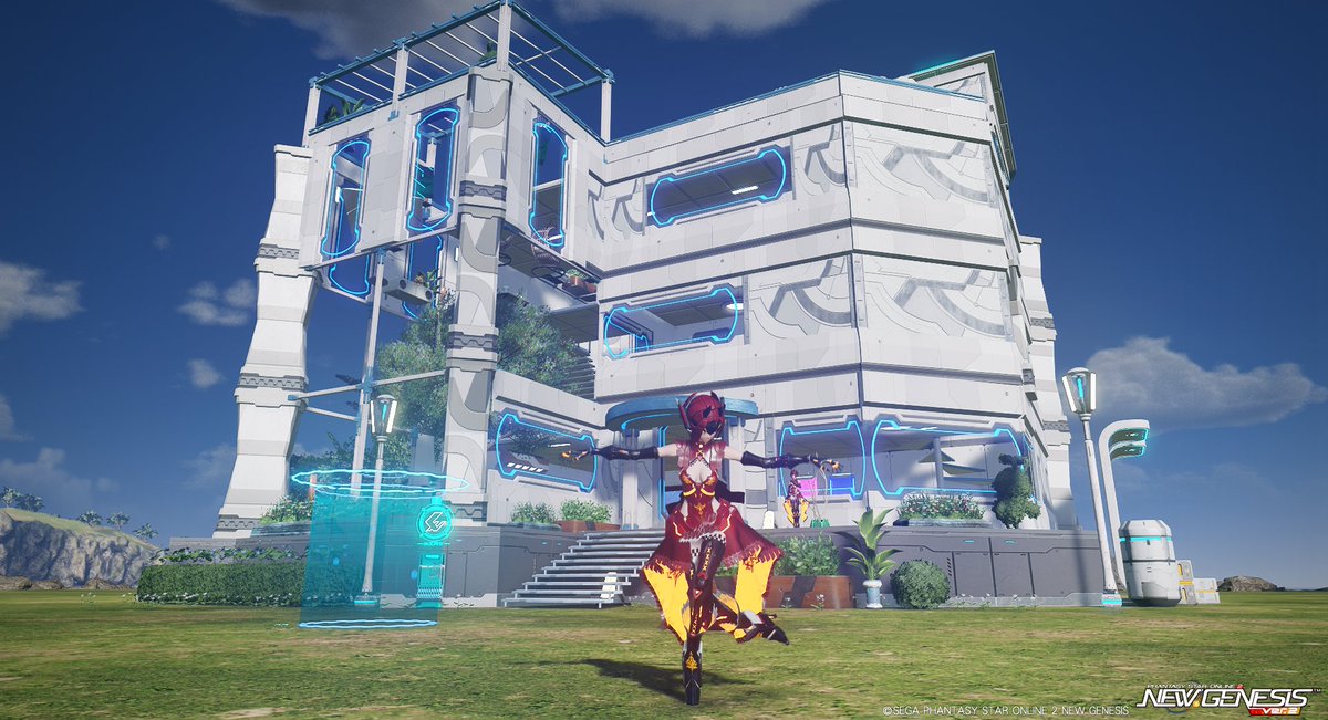 #PSO2NGS  #クリエイティブスペース
お家できました～～～！！ 植物いっぱいのコンパクトなお家です よろしければ遊びにいらしてください Sip7　7554 5586 1909
