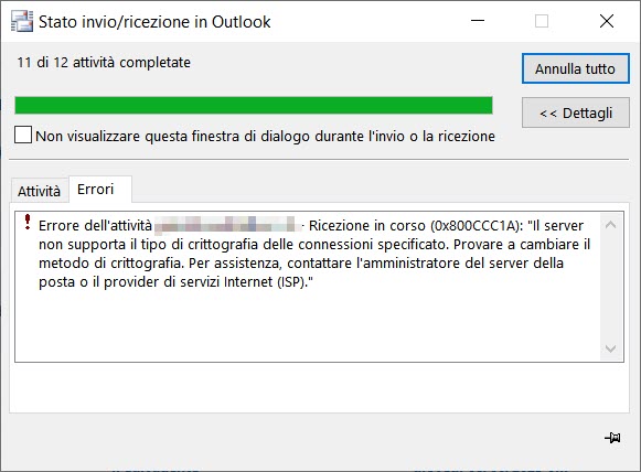 gabriware's tweet photo. Ancora problemi posta IMAP/POP3 #libero e #virgilio sia ieri che oggi. Per fortuna dopo il #liberodown di gennaio si è capito quale sia la reale qualità dei servizi @italiaonline_it e molti stanno migrando verso altri provider. #liberomail #virgiliodown @libero_it @virgilio_it https://t.co/o80M57xyWE