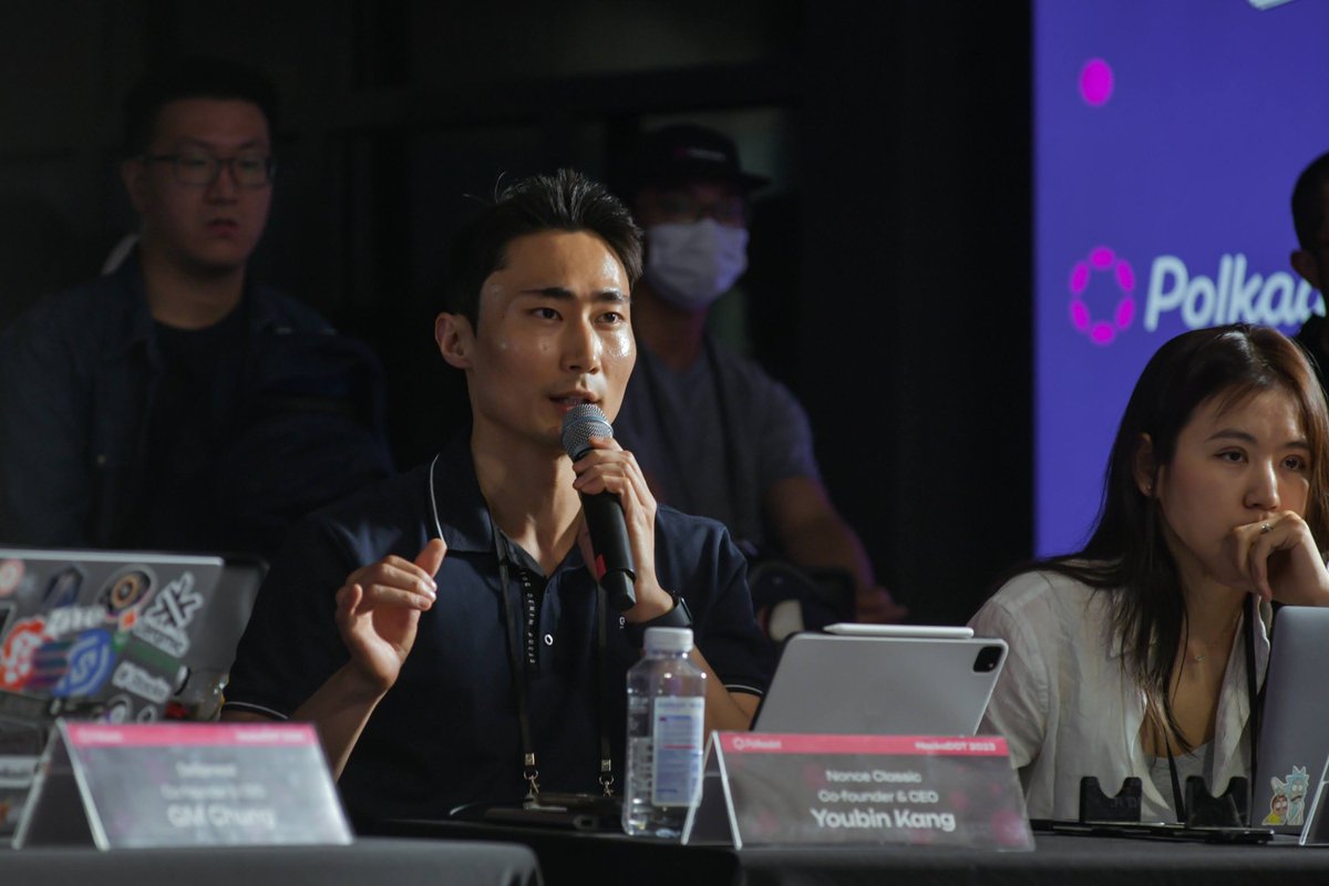 youbin_kang's tweet photo. Took part in #Hackadot as a local judge with @lihan_xangle at @Xangle_official, @hoonsubin at @AstarNetwork, @Lina_K_Moon at @MoonbeamNetwork. 

Huge shoutout👏 to @nonce_community's BringYourOwnFace team, who nailed it and took home the 1st place! 🏆

@ParachainKorea #Polkadot https://t.co/hJst3ikLb7
