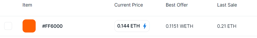 I don't  get it.. Why would anyone list 🟧 below what they purchased it? Are they insane? @eth_ben I feel like you are going to make some paper hands cry. :)