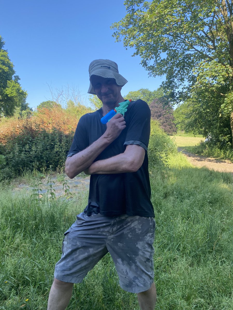 Yesterday we had a Scavenger Hunt and made Outdoor Art with everything we found.  The children spent the afternoon Team Building, Slip and Slide and water fight <a href="/WhitwellHall/">Whitwell Hall</a> 

We were joined by 007 too!