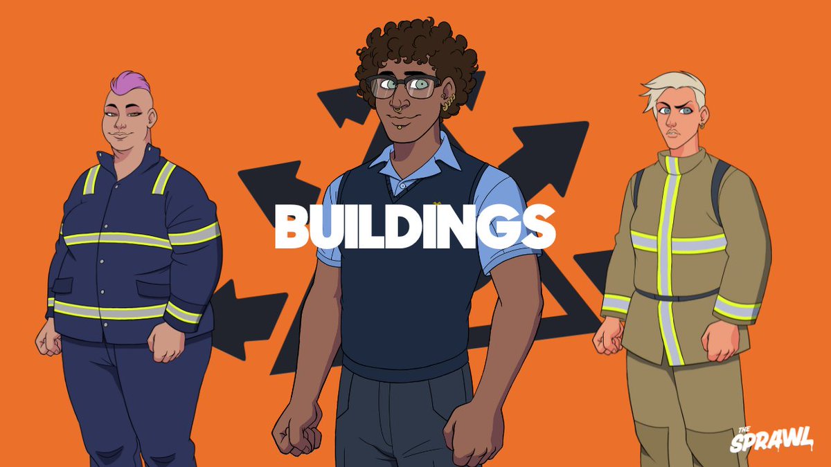 The Sprawl's buildings aren't just for show - they produce, deliver, convert resources, create power, or offer unique goods 🏨

Let's dive in! 🧵👇