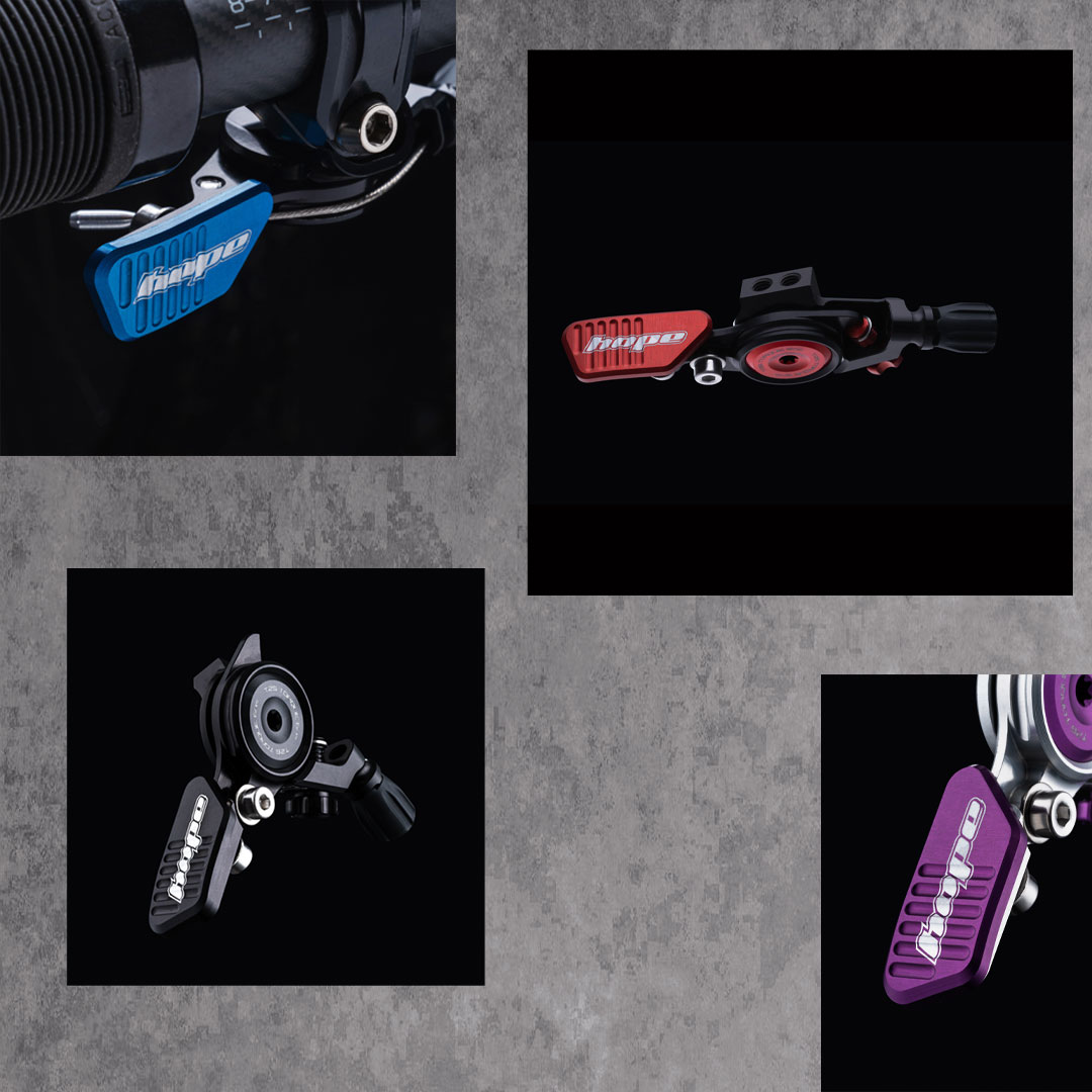 🚨Its finally here...the Hope Dropper Lever.🚨

A High quality CNC machined dropper lever for any cable actuated dropper post that matches the aesthetics of our Brakes.

Available through any local dealer from today.

#Hopetech #ukmade
📸 Wayne Myers - Myers Creative