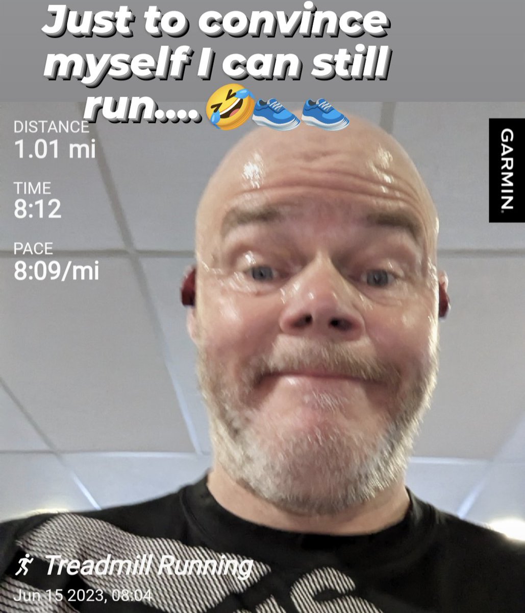 starr3126's tweet photo. Another #sweaton sesh completed this humid Thursday. Treadmill mile and just over 12k on the exercise bike π²
Have a great day people π https://t.co/4OH1OG3OlW