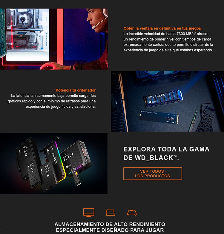 Desymancom's tweet photo. WD SSD Black SN850 Diseñadas para Jugar https://t.co/13fh5nHZrp https://t.co/oFVjTCE6P2