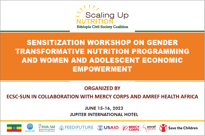ECSC-SUN (@sun_ethiopiacso) on Twitter photo #HappeningNow Sensitization Workshop on Gender Transformative Nutrition Programing & Women & Adolescent Economic Empowerment <a href="/Jupiterhotel1/">Jupiter Hotel</a> Addis Ababa. Organized by <a href="/SUN_EthiopiaCSO/">ECSC-SUN</a> in collaboration with <a href="/mercycorps/">Mercy Corps</a> & <a href="/Amref_Worldwide/">Amref Health Africa</a>. #HappeningNow Sensitization Workshop on Gender Transformative Nutrition Programing & Women & Adolescent Economic Empowerment <a href="/Jupiterhotel1/">Jupiter Hotel</a> Addis Ababa. Organized by <a href="/SUN_EthiopiaCSO/">ECSC-SUN</a> in collaboration with <a href="/mercycorps/">Mercy Corps</a> & <a href="/Amref_Worldwide/">Amref Health Africa</a>.