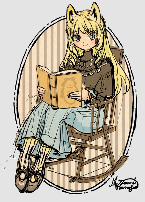 Skebは下書きの公開OKなので、 たまには今考え中の下書きを。 お嬢様狐のご依頼です。