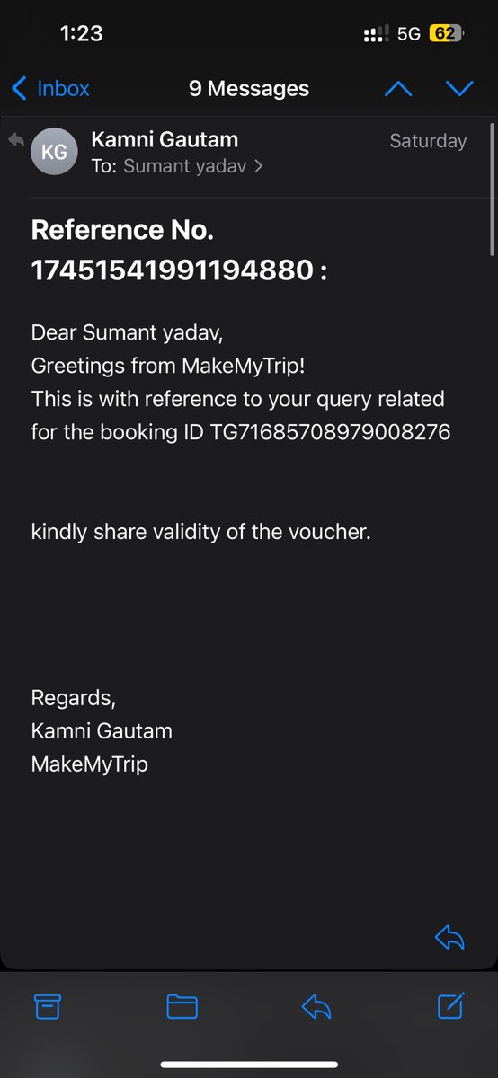 sumant_yadav's tweet photo. @makemytrip 
@Rajesh_Magow @consumerforum_ 
@MMtripComplaint

Dear MMT,

Looking for a solution. https://t.co/8W8Dk8tA3j