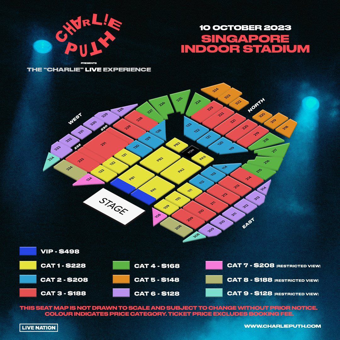 wadada1604's tweet photo. WTS/LFB
2x 1st Row VIP Charlie Puth in Singapore tickets

please dm me!
#CharliePuth #CharliePuthinSG #Singapore https://t.co/KJPJHlfT3Y