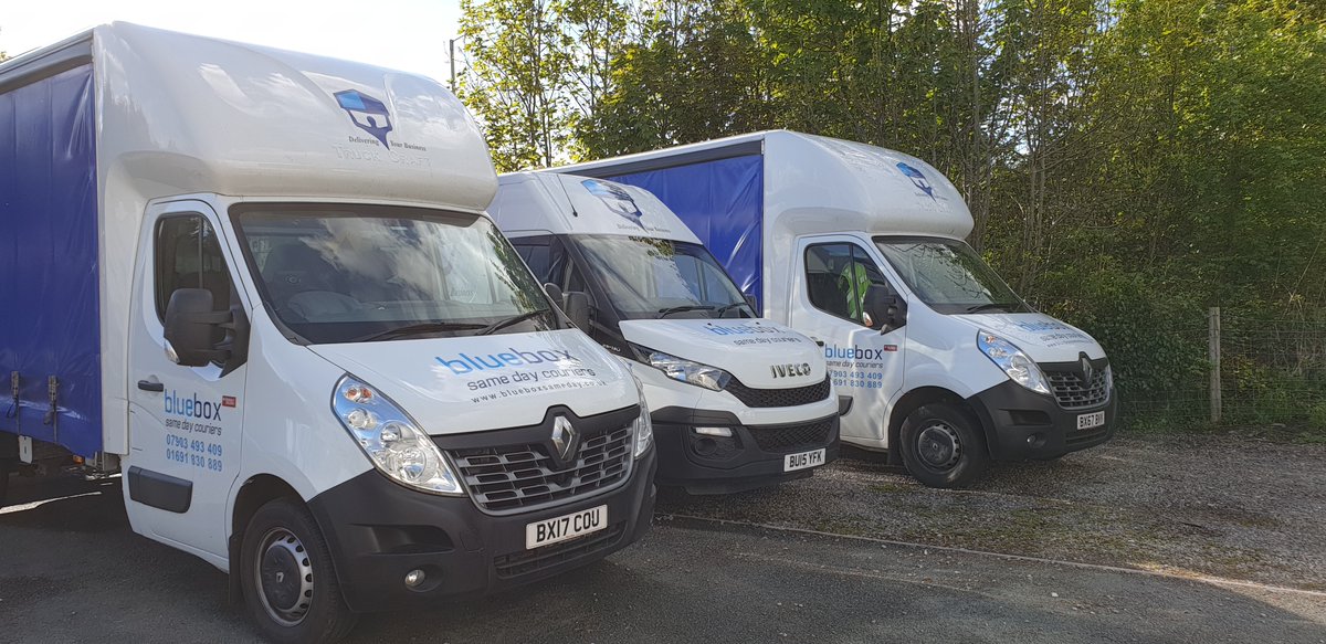 Blueboxsameday's tweet photo. #deliverwithease with our #uksameday service. We are available 24/7 if you have any #urgent #deliveries please contact us on 01691 830889 we will be glad to help. We have small vans up to 7.5tn lorry's available for bookings. #samedayspecialists #sameday #blueboxsamedaycouriers https://t.co/rhFF36SP9I