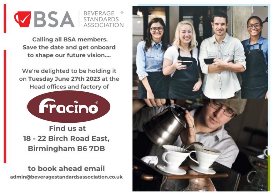 bevstandards's tweet photo. Our next Networking Event/AGM will be held at @FracinoUK on the 27th June commencing at 4pm. Join us for a creative &amp; stimulating afternoon. Meet industry colleagues &amp; hear about the Association's plans for the next 18 mths. Confirm attendance to Cate at https://t.co/W03gKfcd6d https://t.co/BIuoGoIydg