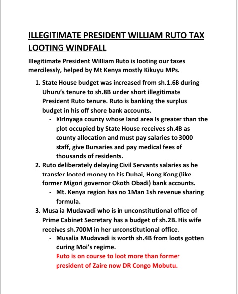 Thief @WilliamsRuto wants Hustlers to open business so that they pay him Taxes to steal, Jomo Kenyatta & Kibaki helped people set up business eg Land buying firms, cooperatives, organized Matatus into saccos. Kikuyu MPs tasked with raising Tax, Kalenjins use 92 MPs Otiende Amollo