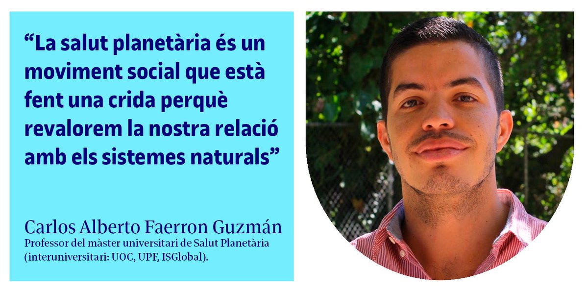 🌍 «No hi pot haver conservació ambiental si no hi ha pau social».

🗨️ Parlem amb Carlos A. Faerron, professor col·laborador del màster de #SalutPlanetària, director associat de la @ph_alliance i director del Centre Interamericà per a la Salut Global.

👉 ow.ly/vNlO50OOlNE