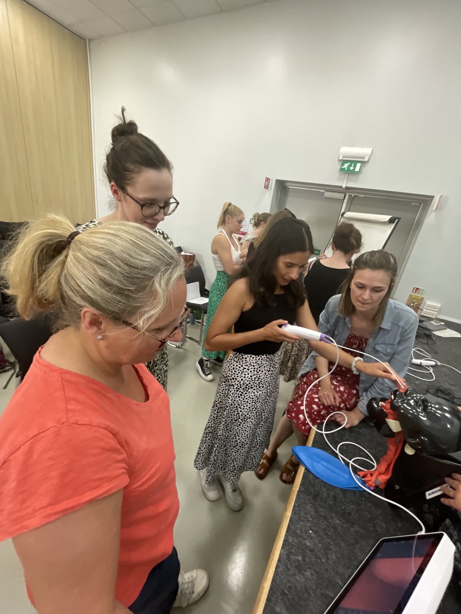 AmbuEurope's tweet photo. Ambu was thrilled to be involved in @WSH_SALT Speech &amp; Language Training Day. Hands-on training, vibrant discussions, showing our advanced Ambu aView 2 Advance Gen2 with cutting-edge audio recording/playback capabilities. #SpeechAndLanguageTraining #AmbuInnovation https://t.co/Ml8VaIxHtU
