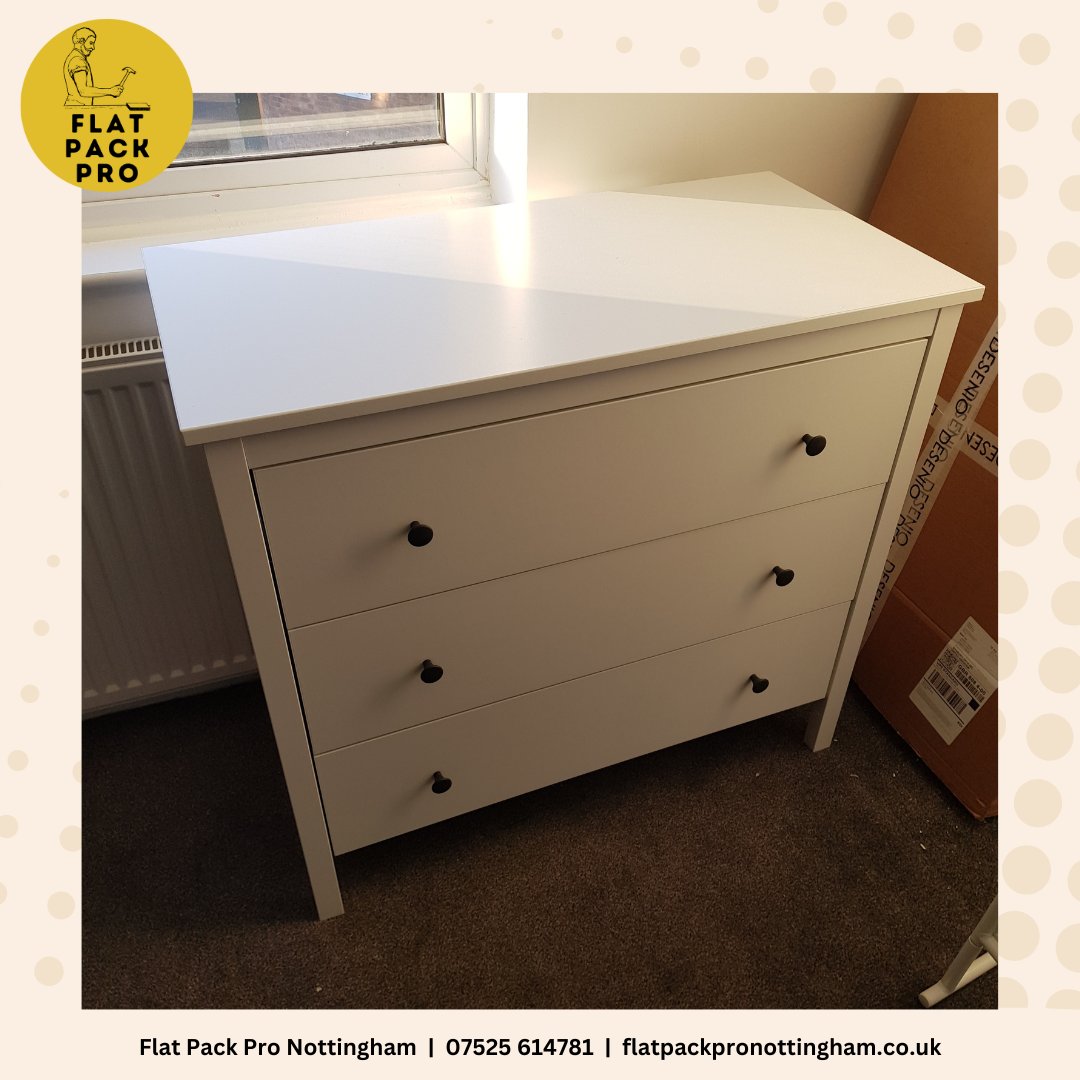 FlatPackPro's tweet photo. Check out our latest assembly - a sleek and stylish white chest of drawers. π‘π
Need help with assembly? Visit π https://t.co/59qUwp9ivC.
#Nottingham #Derby #Leicester #FlatPackProNottingham #FurnitureAssembly #HomeImprovement #WhiteFurniture #ChestOfDrawers #HomeDecor https://t.co/dVe4yUMuog