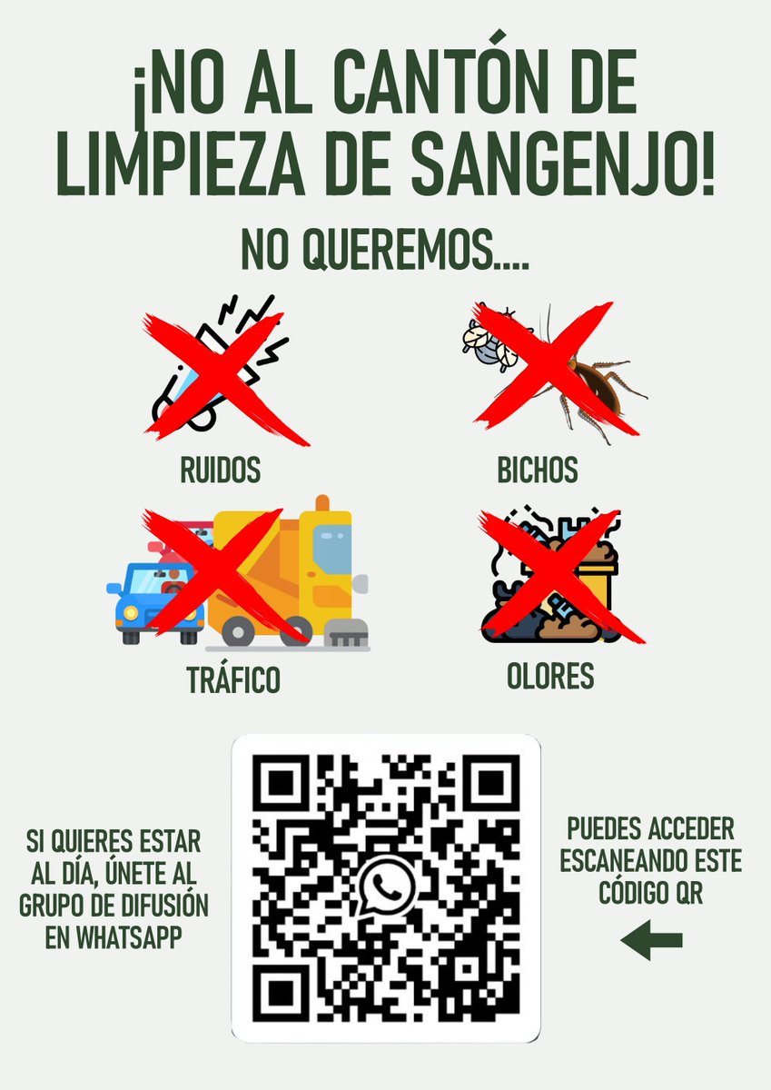 No al Cantón de Limpieza en C/Sangenjo 35 (La Paz) tweet media