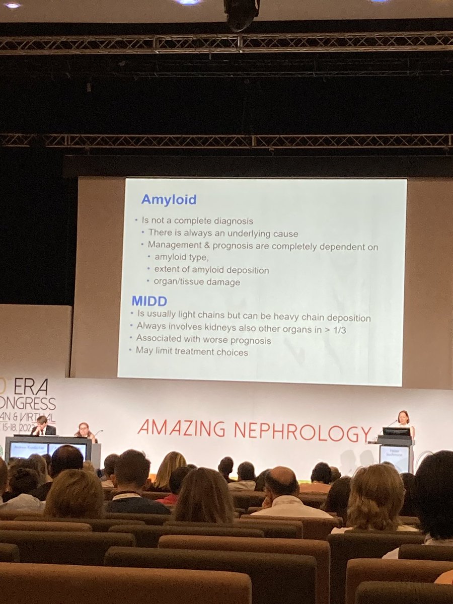 “Amyloid: there is always an underlying cause”

@HelenLachmann at #ERA23