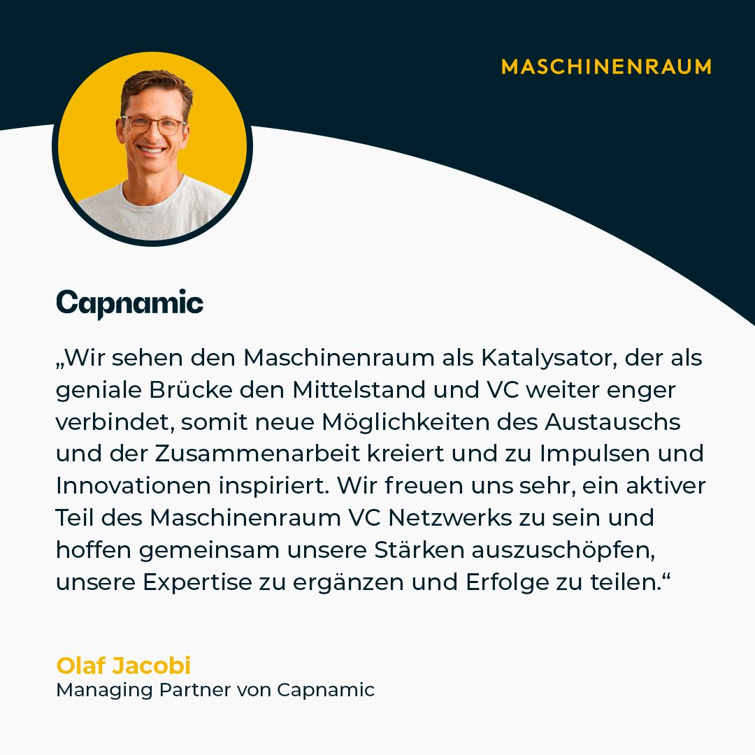 We are thrilled to be an active part of @maschinenraum as a great ecosystem and are excited for what's to come. Read more about it here: maschinenraum.io/oekosystem/sto…

#capnamic #maschinenraum #change