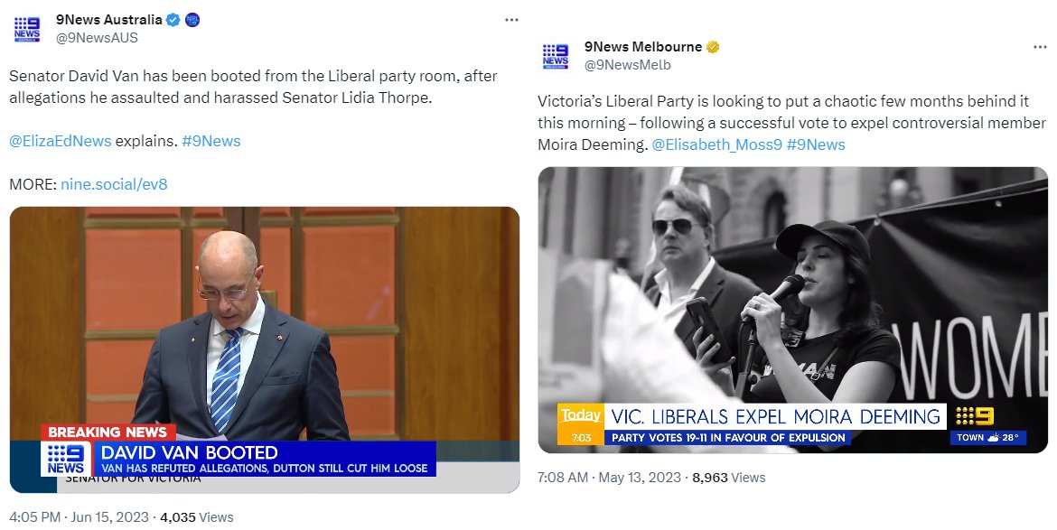 The Victorian Liberal Party not have a great time lately. #springst #auspol