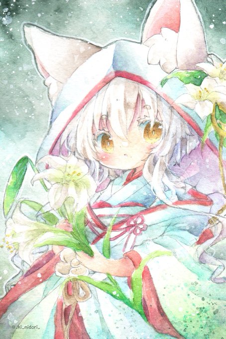 「flower wataboushi」 illustration images(Latest)