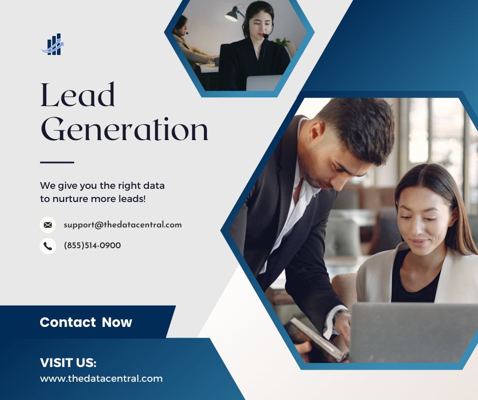 #TheDataCentral is a #SalesLead Agency in the USA that works with top brands to generate new #leads and nurture them into high-performing clients.

Call: (855)514-0900.

Visit: thedatacentral.com

#BusinessLeads #USConsumerLeads #LeadGeneration #Jamaica #UnitedStates #India