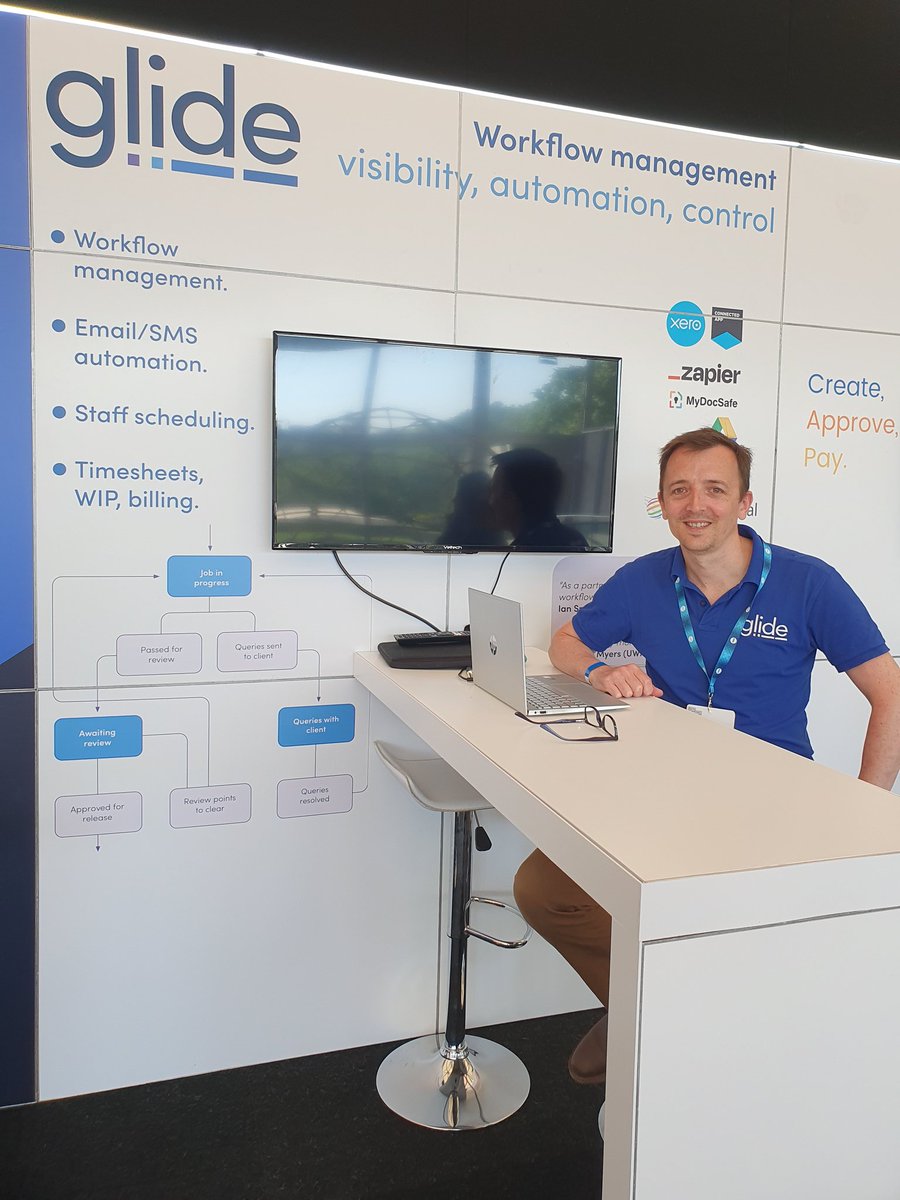 We're all set on for the #digitalaccountancyshow @ShowAccountancy - we're at stand 104 on the mezzanine level, near the <a href="/Xero/">Xero</a> coffee stand! Looking forward to sharing our workflow/automation/time/scheduling solutions for Accountants and Bookkeepers!