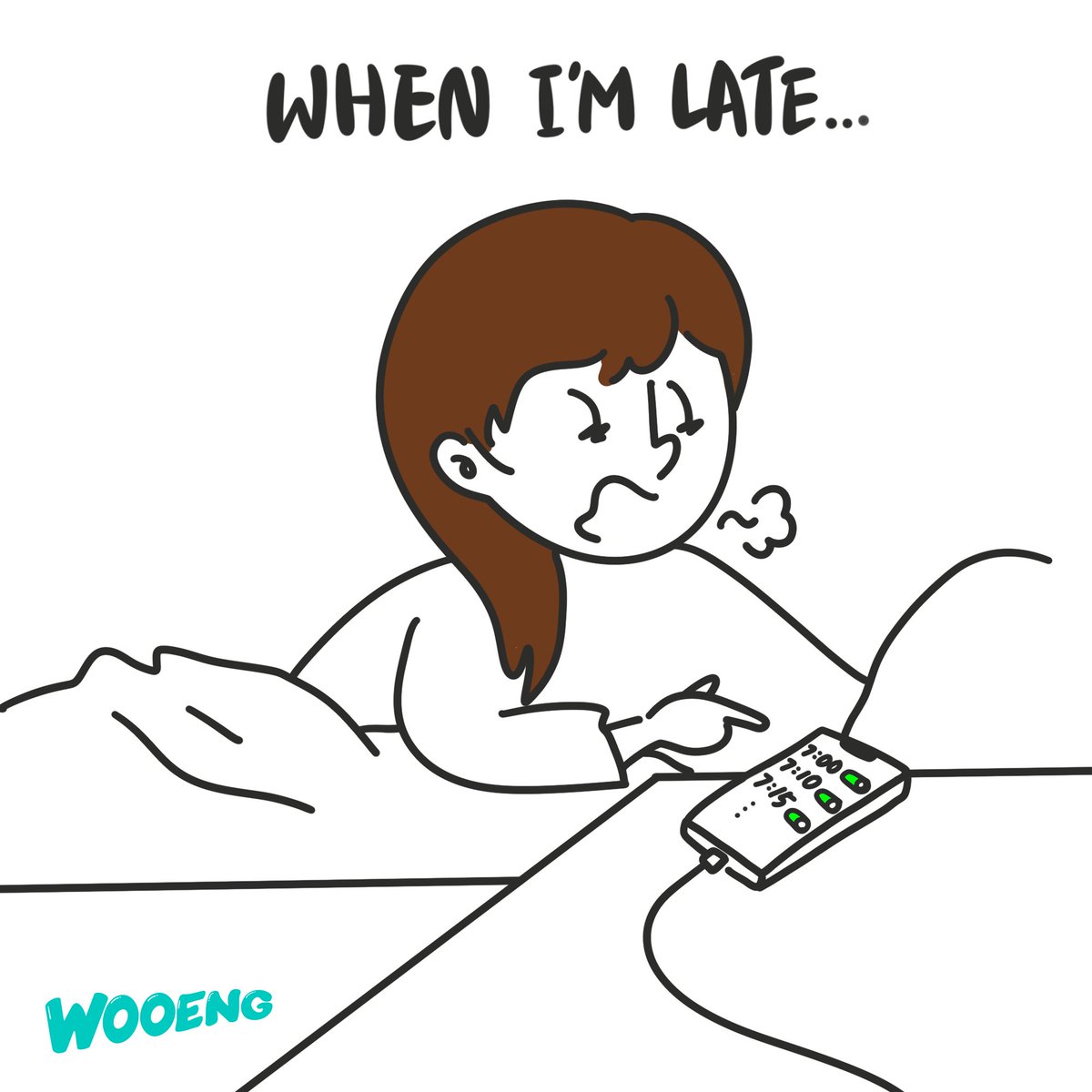 WOOENG_xyz's tweet photo. GM! 
Hope you're not late today.

#wooeng #babo #stupid #nft #web3 #eth #webtoon https://t.co/FEvkY6vaE2