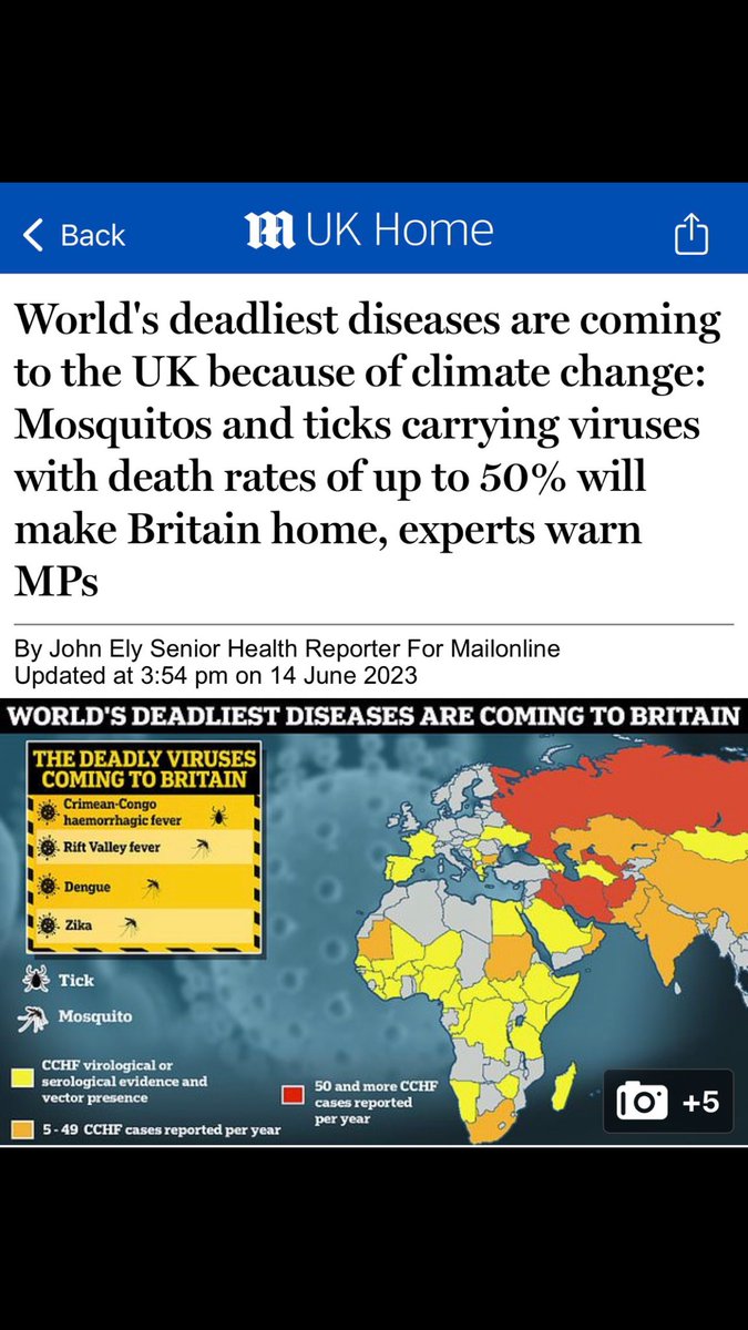 Bill Gates fucks around with mosquitos & recently invested mosquito farms.

Now we’re being warned about deadly diseases transmitted by mosquitoes driven by the false climate crisis scam narrative. 

Are you getting it yet?  They think you’re stupid.
