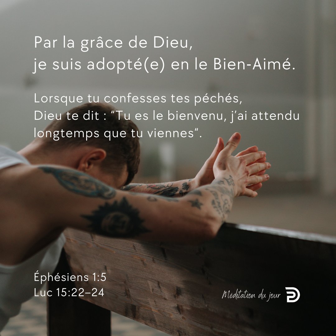 🚩 𝗔𝗗𝗢𝗣𝗧𝗘́(𝗘) !

#Jésus #Dieu #EspritSaint #SaintEsprit #Bible #Évangile #Croyant #Christ #Messie #Chrétien #Grâce #Foi #LundiMotivation #MardiConseil #VendrediLecture #Prophéties #Repentance #Citation #DerekPrince