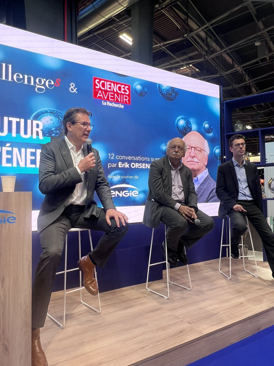 💬 « La recherche et l’innovation permettent de rendre possible le passage vers une économie decarbonée. » 
<a href="/SalaOlivier/">Olivier SALA</a> 
#VivaTech #withENGIE