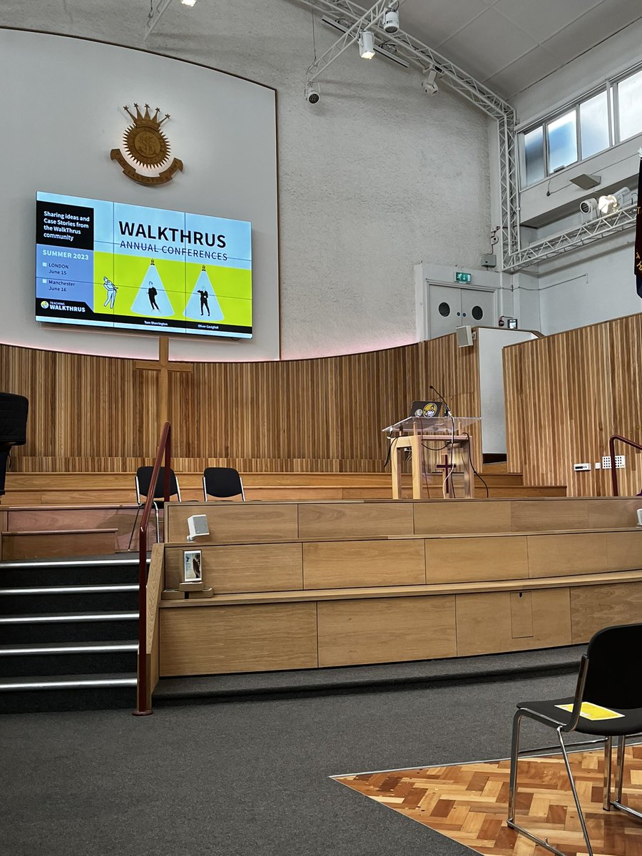 Looking forward to the <a href="/WALKTHRUs_5/">Walkthrus</a> conference!