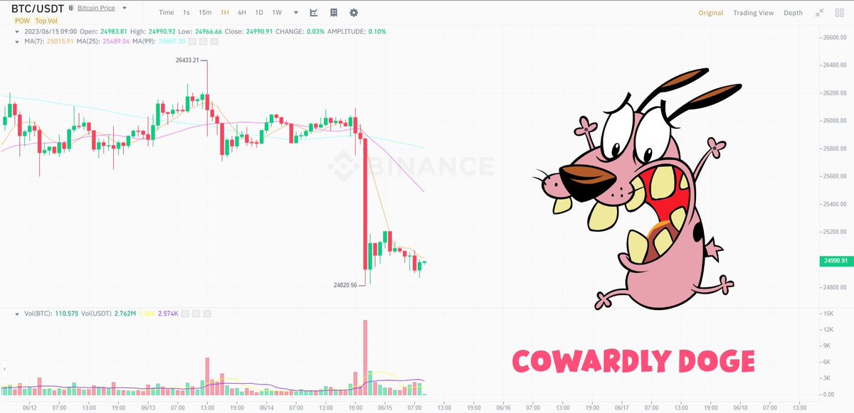 📉 This market is suitable for relaxing and spending time with family on weekends 

👴 Have a meaningful time with your Father 🐶

#CowardlyDoge #DOGE $CODOGE #MEME #MMGA