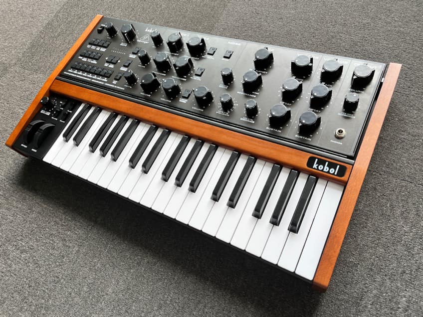 Behringer's tweet photo. The Kobol synthesizer is a true legendary synthesizer, designed by the long extinct company RSF. It's so addictive that you'll never want to put it down. It has amazing morphing features, but also full patch memory.
#WeHearYou #synthsforall #behringer #kobol https://t.co/d0223VKcVK