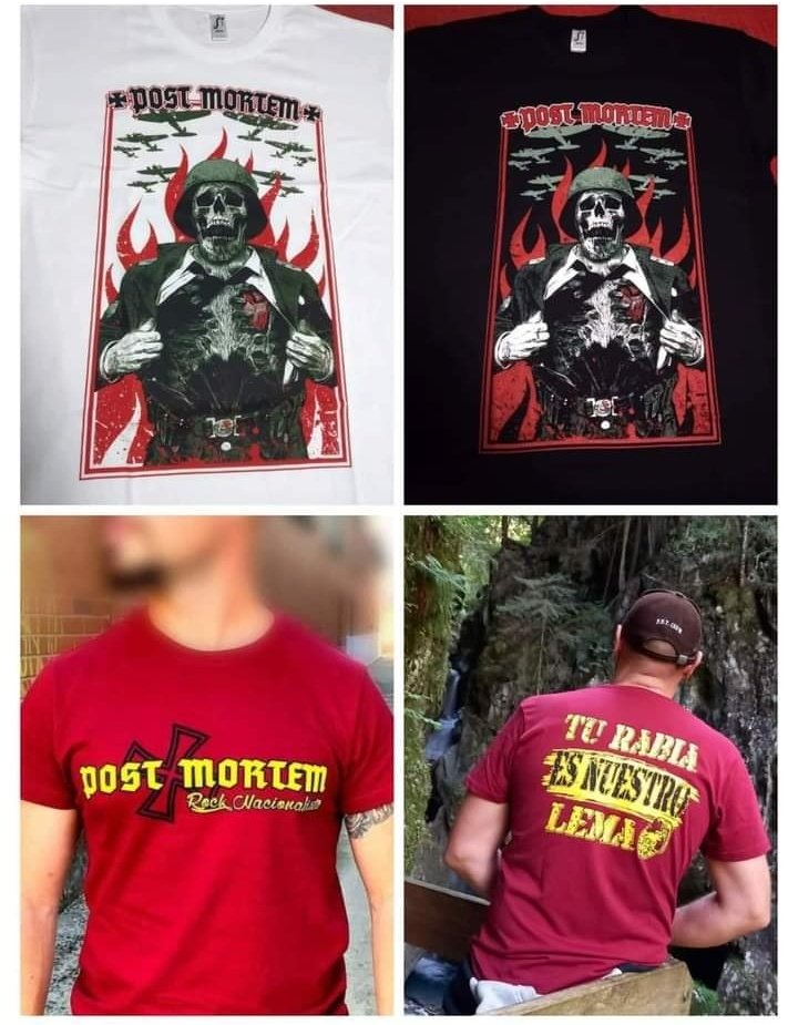 PostMortem (@postmortem_band) on Twitter photo Nos quedan pocas camisetas! aprovechad que se acerca el buen tiempo. Últimas unidades 15€ con envío incluido dentro de España. Pregunta por tu talla! Escribid a postmortemband@hotmail.com Nos quedan pocas camisetas! aprovechad que se acerca el buen tiempo. Últimas unidades 15€ con envío incluido dentro de España. Pregunta por tu talla! Escribid a postmortemband@hotmail.com