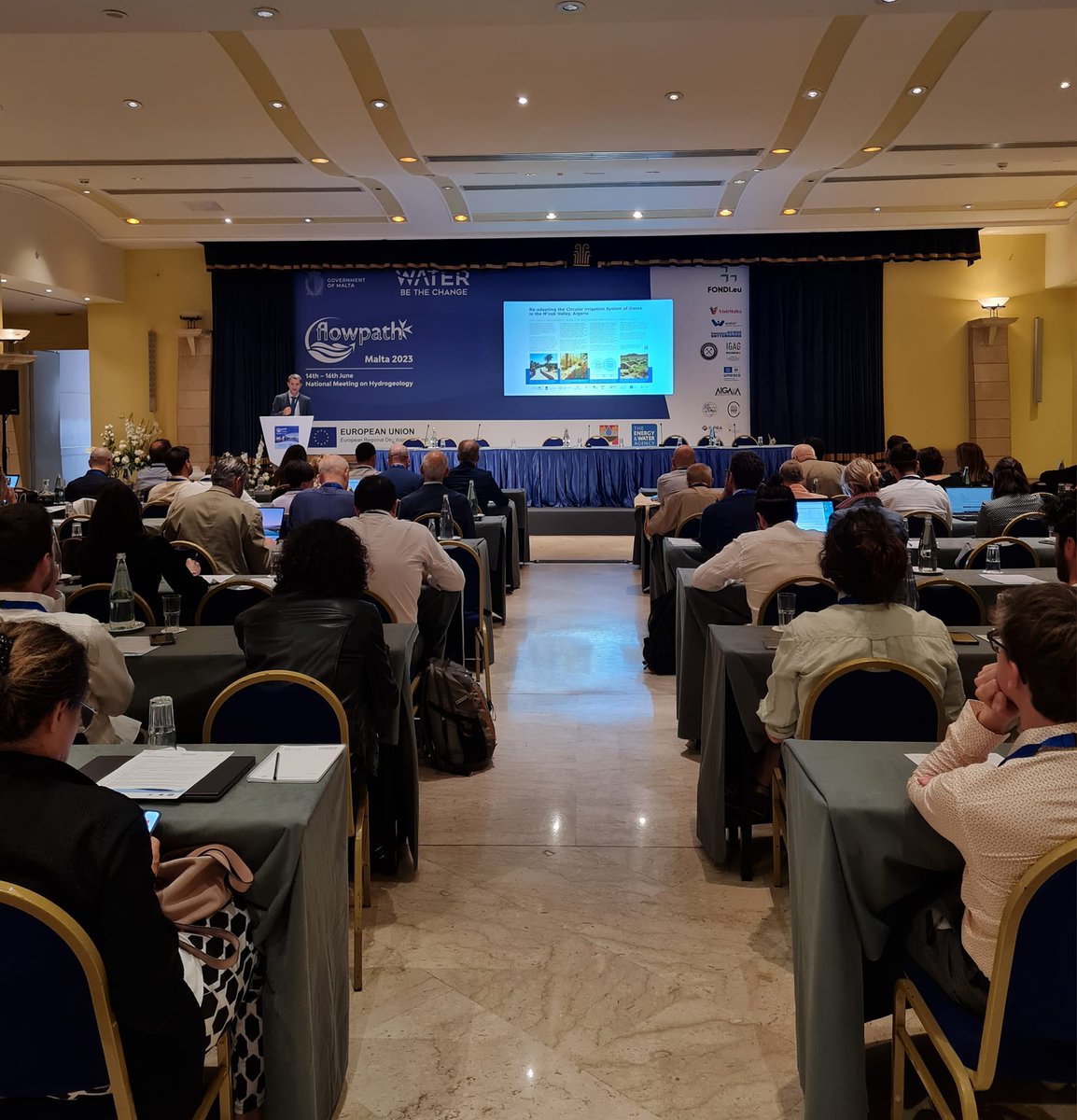 The GiFLUID project is currently being showcased at the FLOWPATH 2023 conference. This opportunity allows us to present the efforts of GiFLUID within a conference that convenes experts in groundwater management, policy framework, and hydrogeological studies, among other fields.