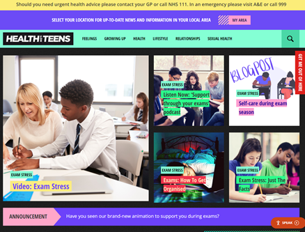 PatchamHigh's tweet photo. #HealthforTeens have introduced an accessibility function on their website called ReachDeck. It enables users to select text to have read out loud, translate text to another language and highlight or simplify text. For details visit: https://t.co/AER4X8LUR9 https://t.co/NhQm8fNJuu