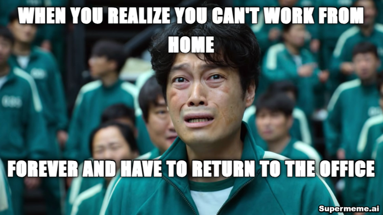 brahmav's tweet photo. #Memes  #realize #work #home #WFH #office #wokfromhome #workfromoffice #mandate #backtooffice https://t.co/64GpGpauhc