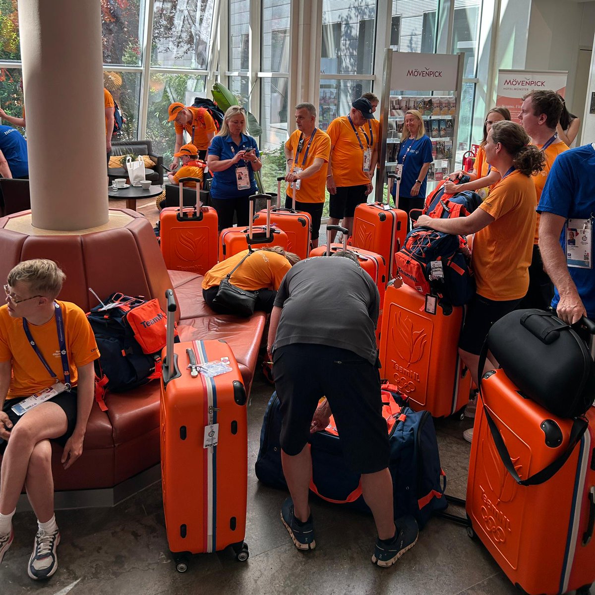 SO_NL's tweet photo. Het Host Town programma zit erop. Het was geweldig in Münster, maar nu is het tijd voor het echte werk. #SOTeamNL2023 is onderweg naar Berlijn! #despanningstijgt @SOWG_Berlin2023 #BeaFAN https://t.co/sFXg797q06