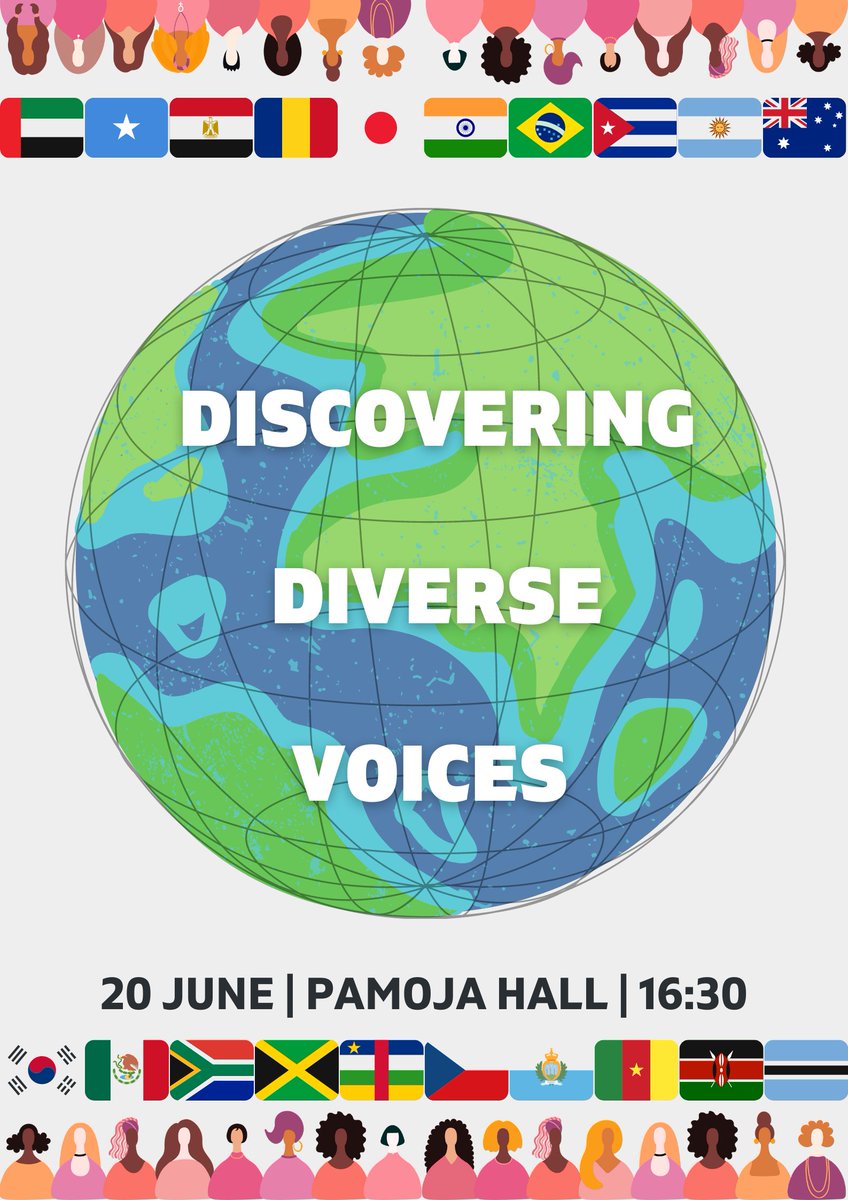 🚨Upcoming Concert Alert🚨

On Tuesday we will hold our last Discovering Diverse Voices concert of the year! 🌍🎶

1/2