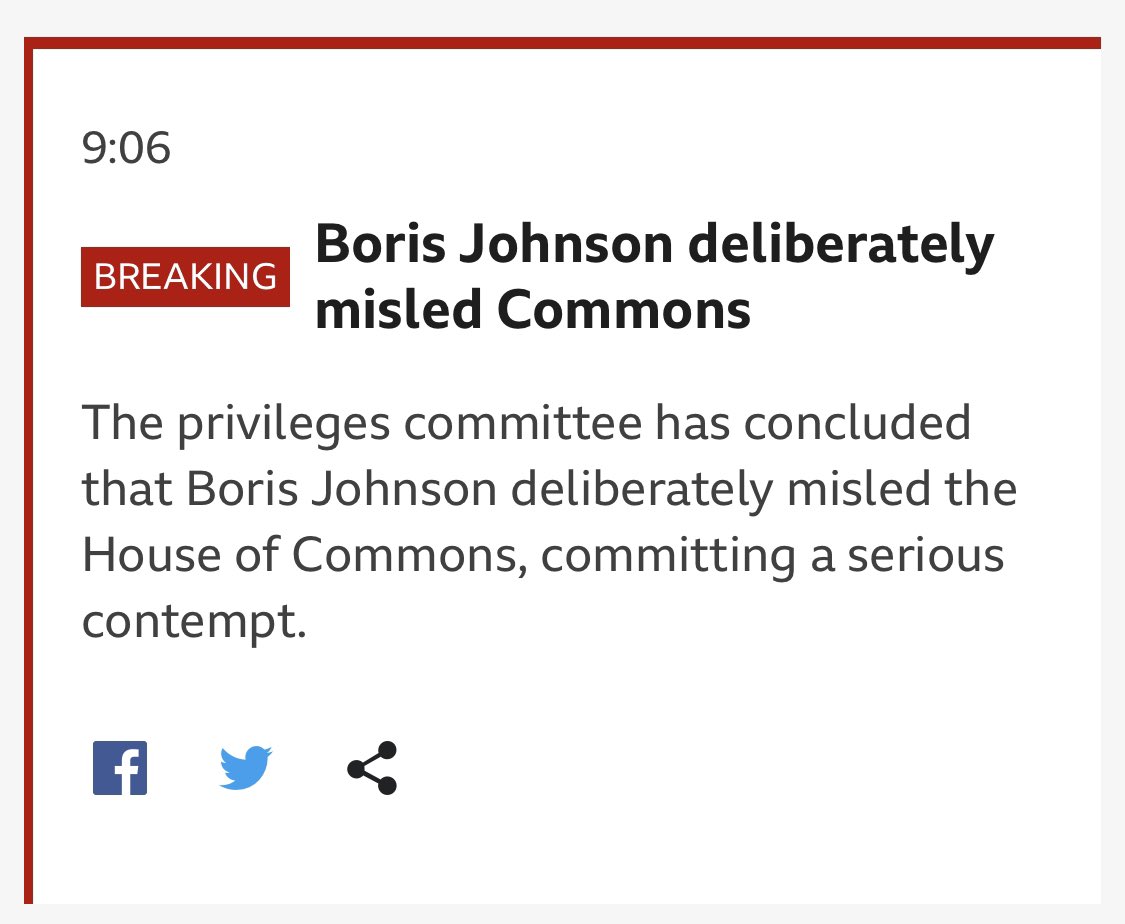 Boris Johnson thinks he is above the law, but his actions are beneath contempt.

Millions of people followed his Covid rules and made sacrifices for the sake of others. 

Lying to cover up his rule-breaking is the ultimate betrayal of the public.