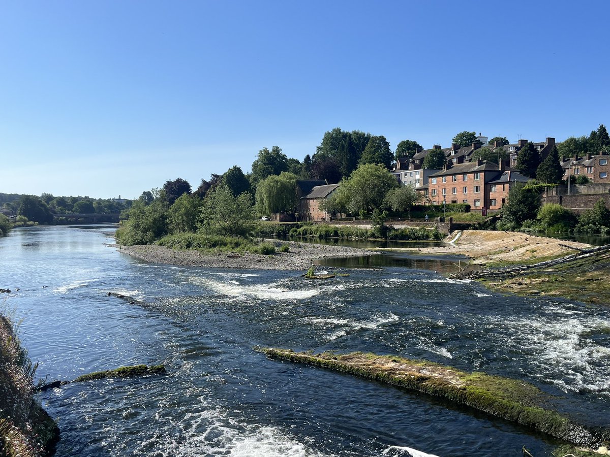 Glorious sunshine and gorgeous blue skies in Dumfries this morning as we wait for today’s tour group! #LoveDandG #WorkingwithSchools #LocalHistory #OutdoorClassroom